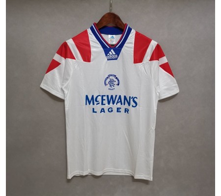 Rangers 92/94 Away White Soccer Jersey